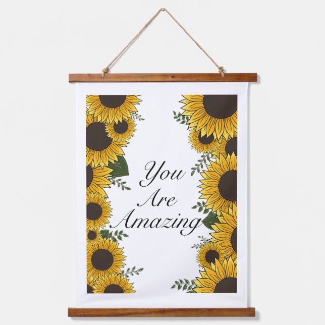 You are amazing hanging tapestry (Front)