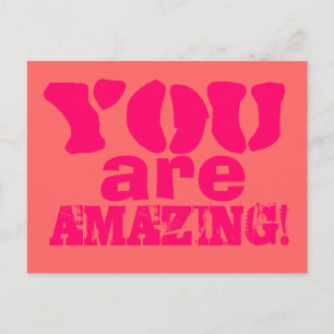 You are Amazing Inspirational Postcard