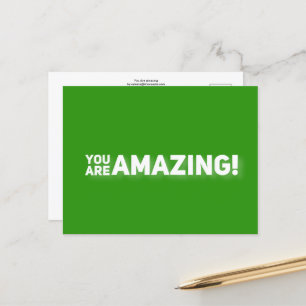 You are amazing! postcard
