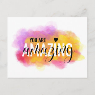 You Are Amazing Postcard