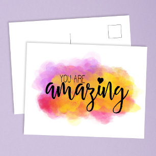 You Are Amazing Postcard