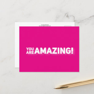 You are amazing!  postcard