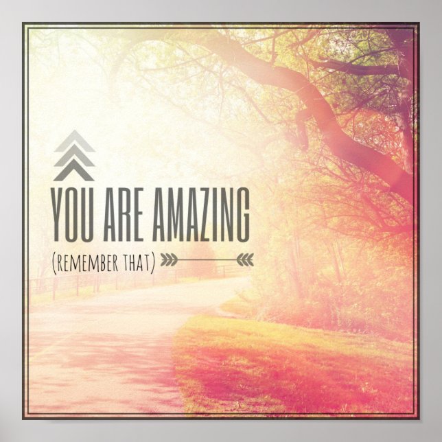 You Are Amazing Poster (Front)