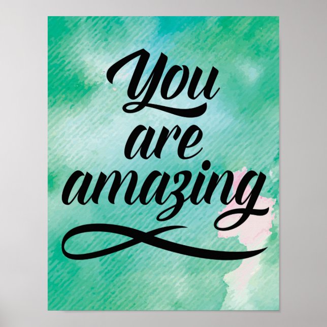 You Are Amazing Poster (Front)