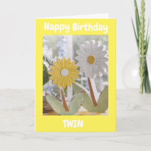 YOU ARE AMAZING **TWIN SISTER** BIRTHDAY CARD