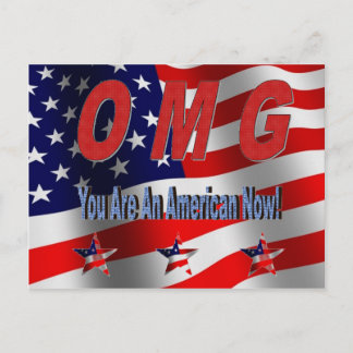 You are an American Congratulations Postcard