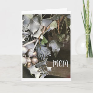 YOU ARE AN "ANGEL"  ****MOM**** AT CHRISTMAS HOLIDAY CARD