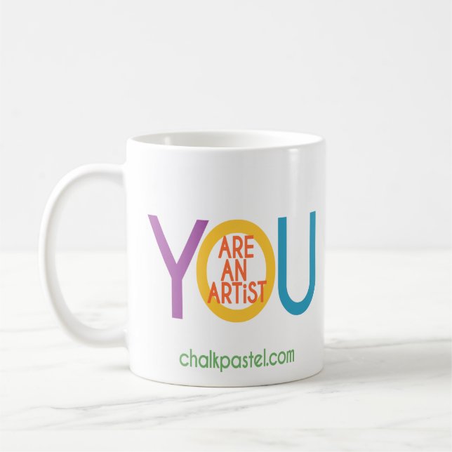 You ARE an Artist mug (Left)
