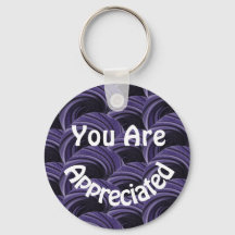You Are Appreciated Purple Black Circles Thanks