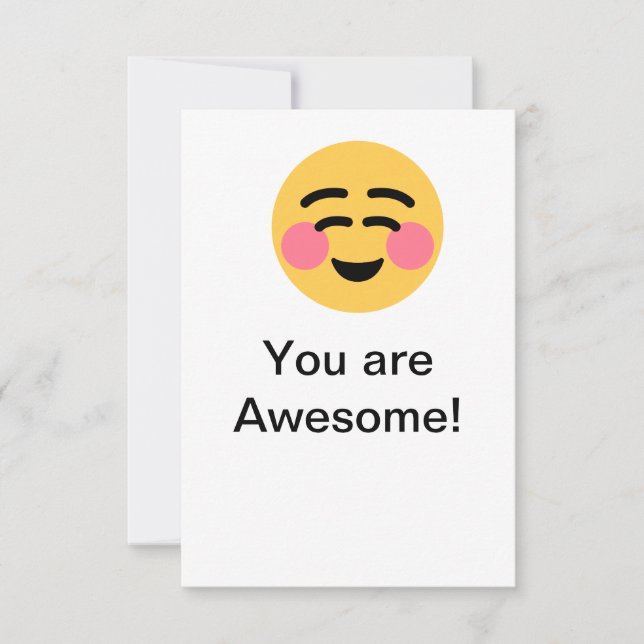 You Are Awesome Card (Front)