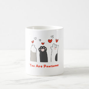 You are awesome pawsome coffee mug