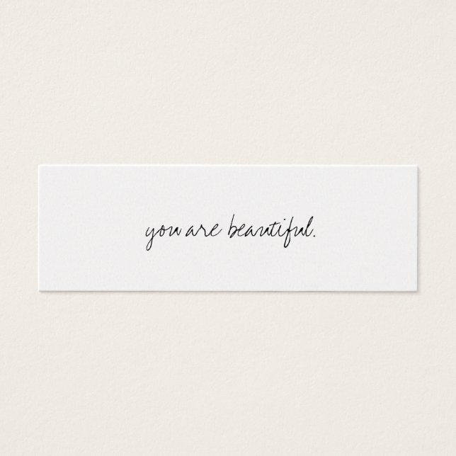 you are beautiful. (Front)
