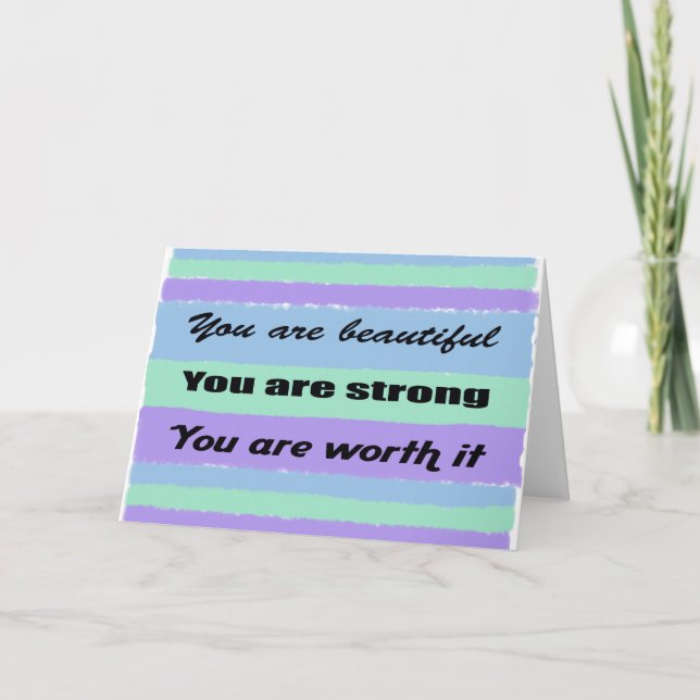 You are Beautiful Card (Front)