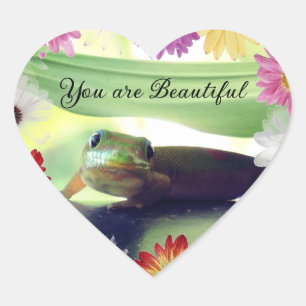 You are Beautiful Heart Sticker