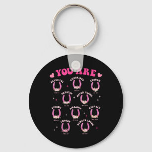 You Are Beautiful Loved Horseshoe Faith Western Va Key Ring