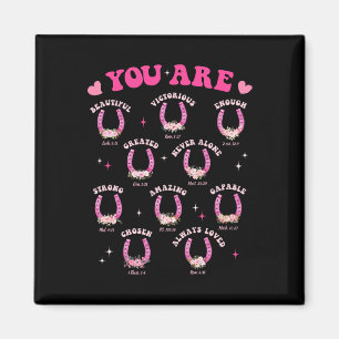 You Are Beautiful Loved Horseshoe Faith Western Va Magnet
