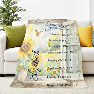 You are beautiful personalized Fleece Blanket