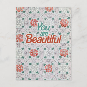 You are Beautiful Postcard