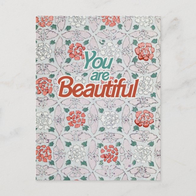 You are Beautiful Postcard (Front)