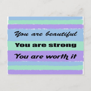 You are Beautiful Postcard