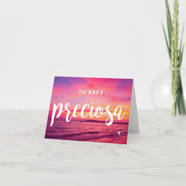 You are Beautiful Spanish Notecard w. Envelope (Front)