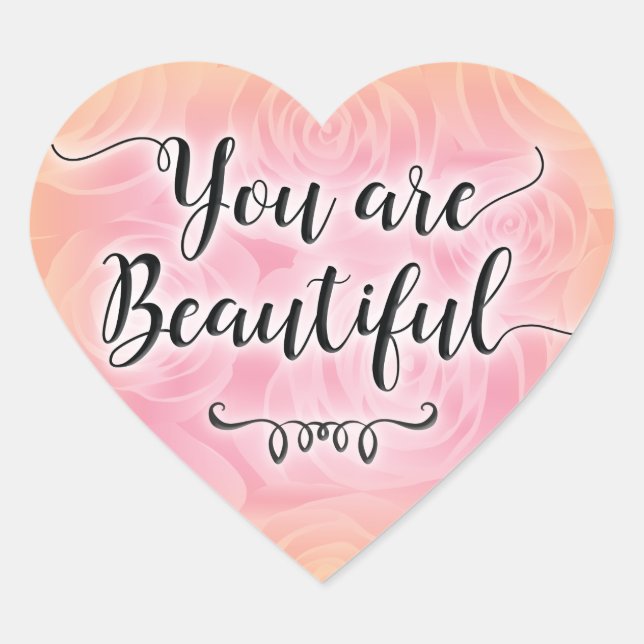You Are Beautiful Sticker (Front)