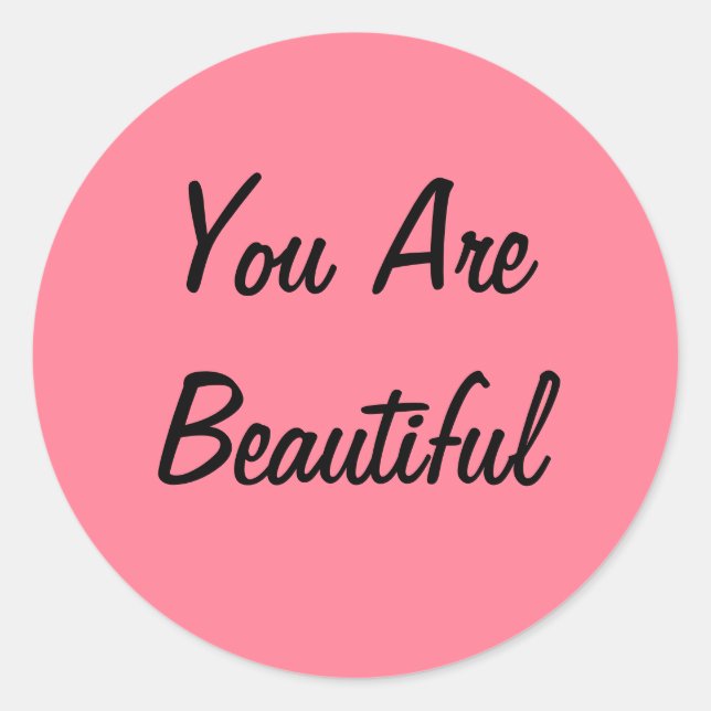You Are Beautiful Stickers (Front)