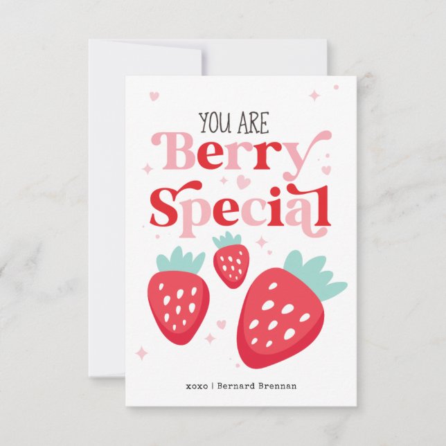 You Are BERRY Special Valentine’s Card (Front)