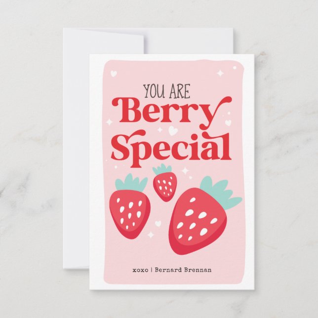 You Are BERRY Special Valentine’s Card (Front)