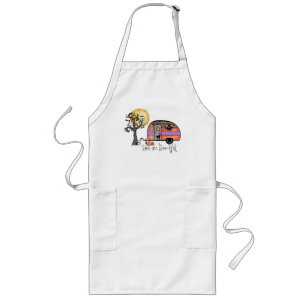 You Are Boo-tiful – Camper Van with Spooky Tree Long Apron