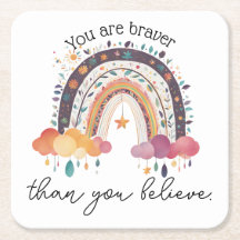 You are braver , positive affirmation gift mum