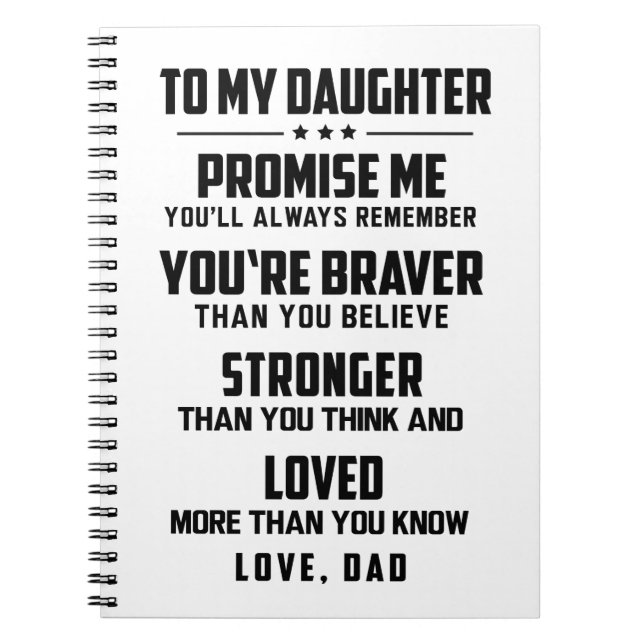 You Are Braver Than You Believe Notebook (Front)