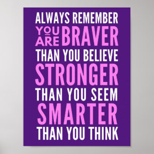 You are Braver Than You Believe Poster