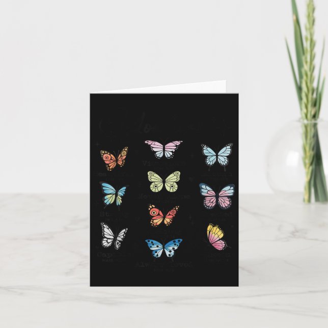 You Are Butterfly Beautiful Christian Religious Bi Card (Front)