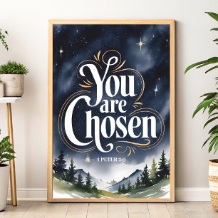 You Are Chosen – Christian Wall Art for Women