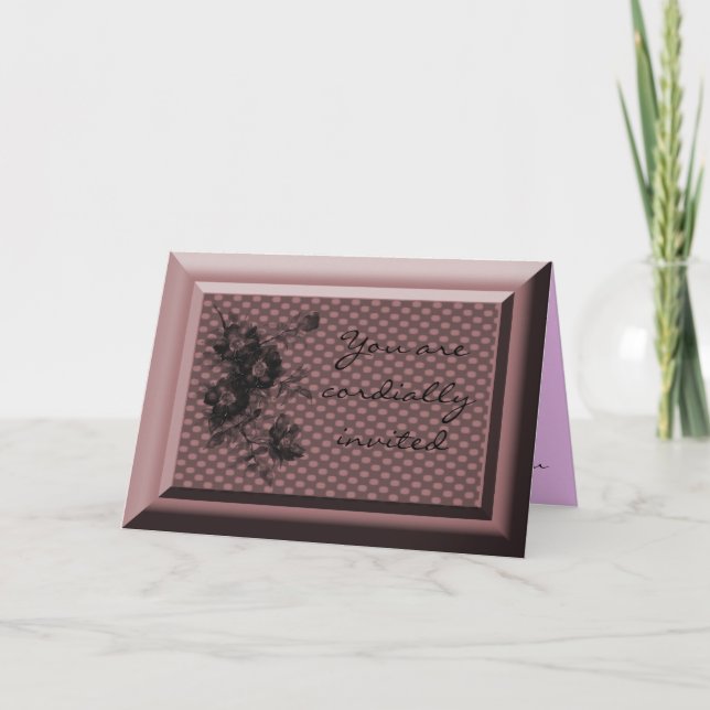 You are cordially invited invitation (Front)