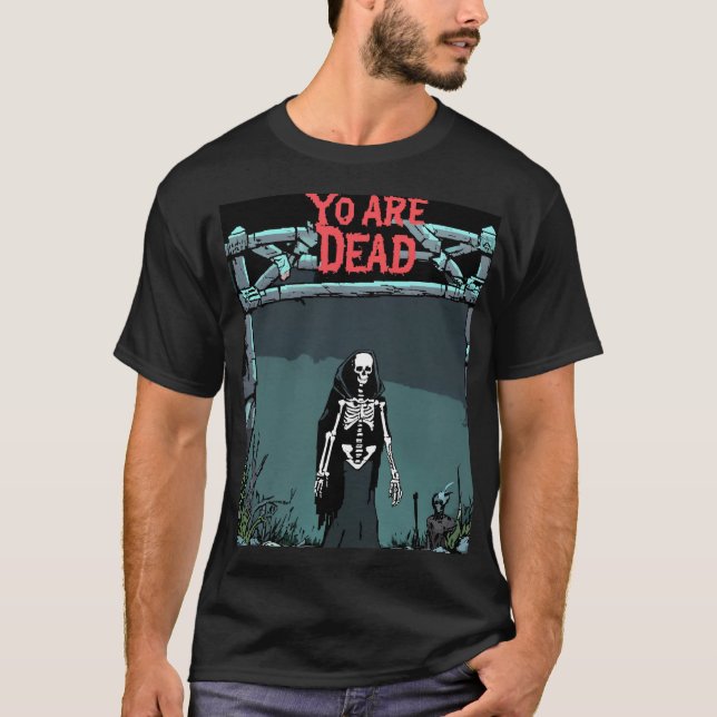 You Are Dead - Retro RPG Style Tee (Front)