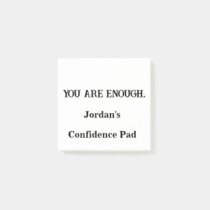 You Are Enough – Custom Self-Love Sticky Notes