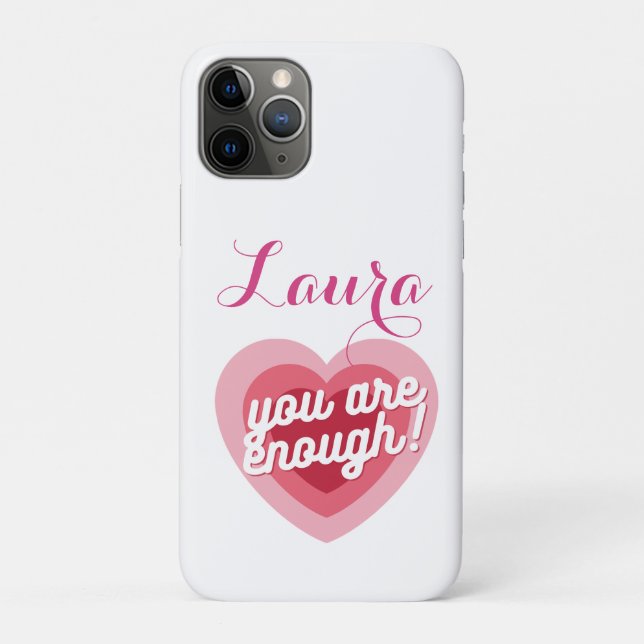you are enough, customizable design Case-Mate iPhone case (Back)