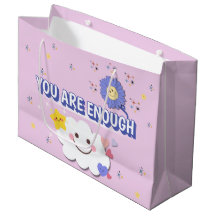 You Are Enough Gift Bag – Cute Cloud & Flower