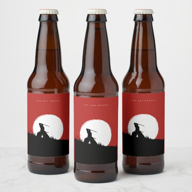 You Are Enough Inspiration Beer Bottle Label (Bottles)