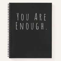 YOU ARE ENOUGH | Inspirational Word Art Graphic