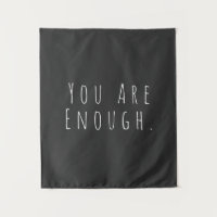 YOU ARE ENOUGH | Inspirational Word Art Graphic