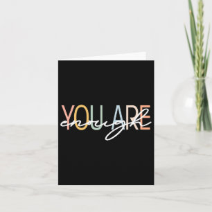 You Are Enough Mental Health Awareness Illness Anx Card