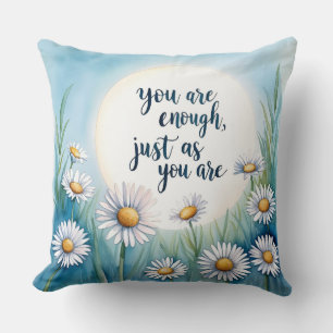 You Are Enough – Mindful Healing Quote Mug Cushion