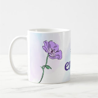 You Are Enough Mug | Minimal Purple Design
