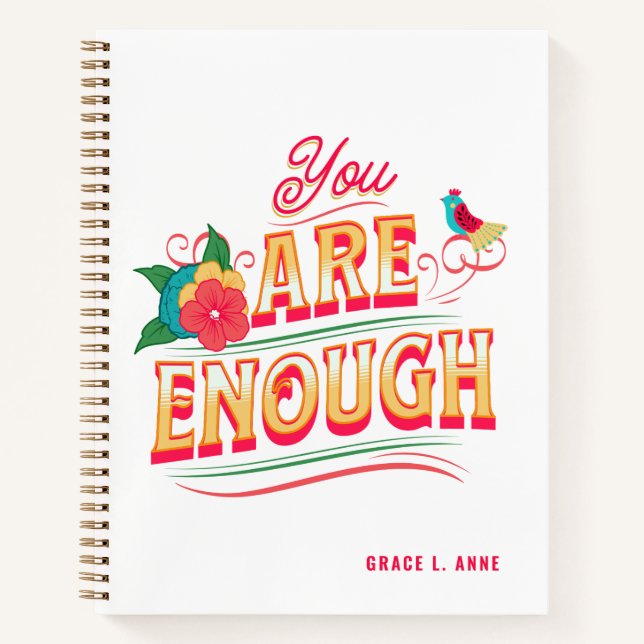 You Are Enough Notebook (Front)