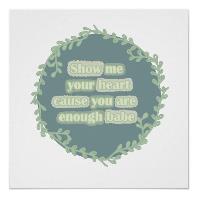 You are enough! poster (Front)