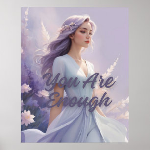 You Are Enough Quote Wall Art