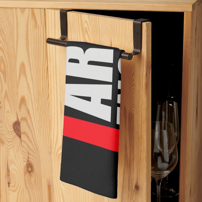 You Are Enough Self Love Motivational Quote Logo Tea Towel (Thirds Fold)